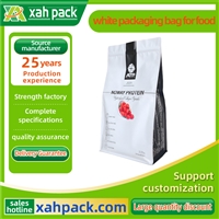 white packaging bag for food