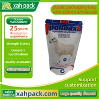 plastic packaging bag with ziplock wholesale