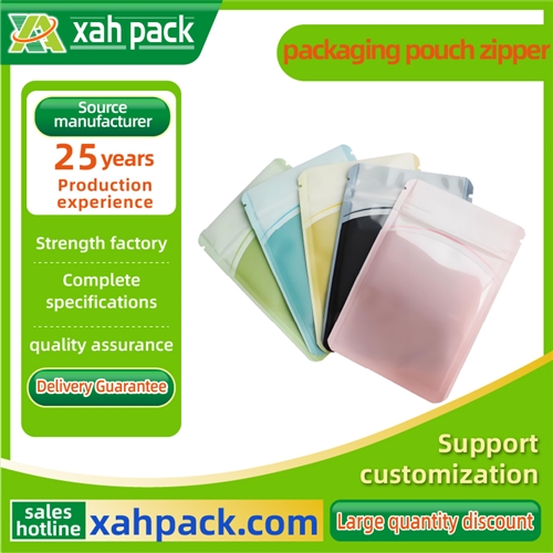 packaging pouch zipper