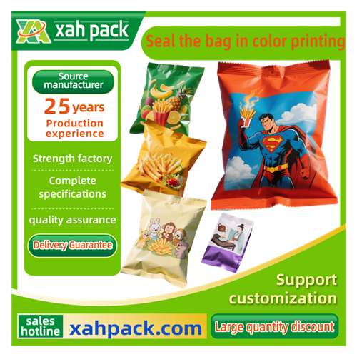 Seal the bag in color printing