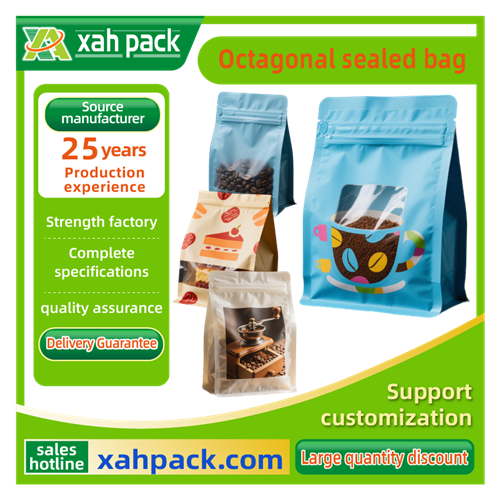 Octagonal sealed bag