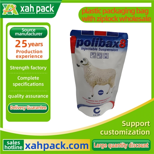 plastic packaging bag with ziplock wholesale