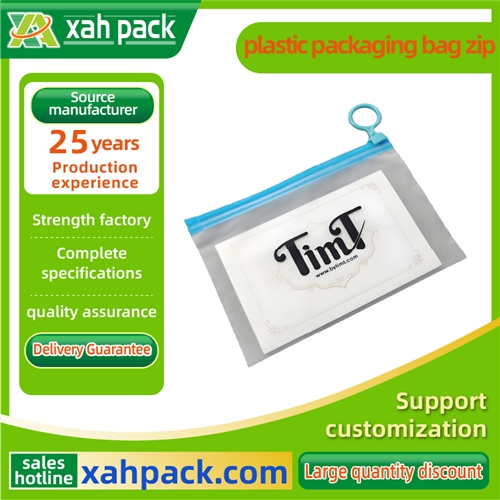 plastic packaging bag zip